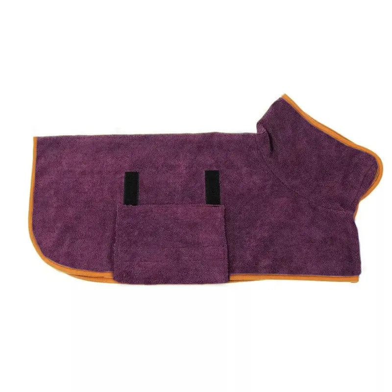 Dog Bathrobe Fast Drying Towel