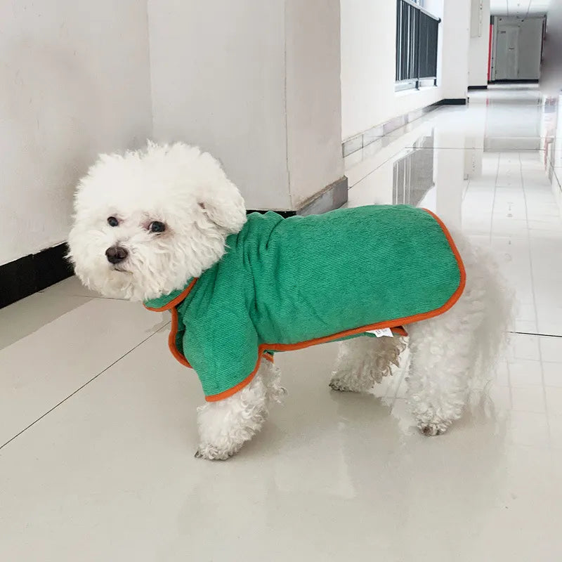 Dog Bathrobe Fast Drying Towel