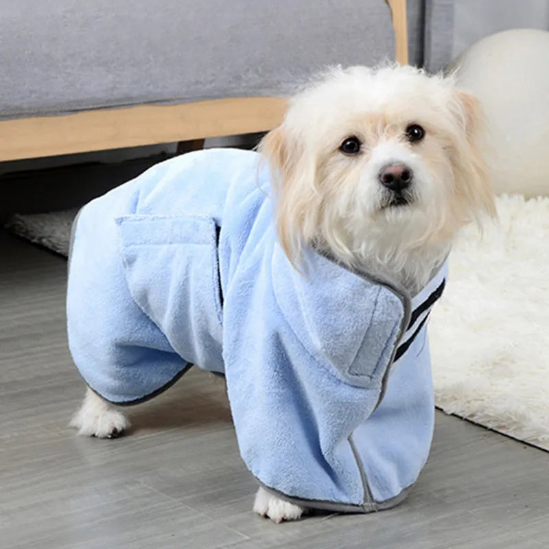 Dog Bathrobe Fast Drying Towel