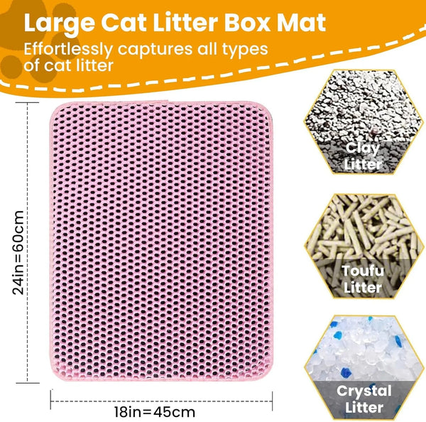 Double Layer Cat Litter Mat